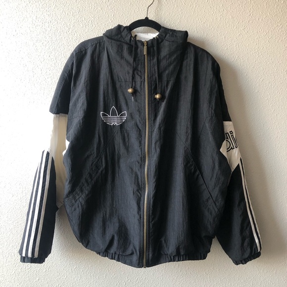 adidas Other - Adidas Vintage 80’s Black & White Puffer Jacket